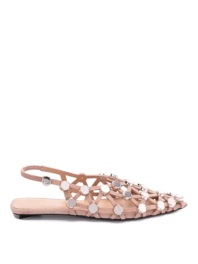 The Attico Ballerine Grigio 3294518