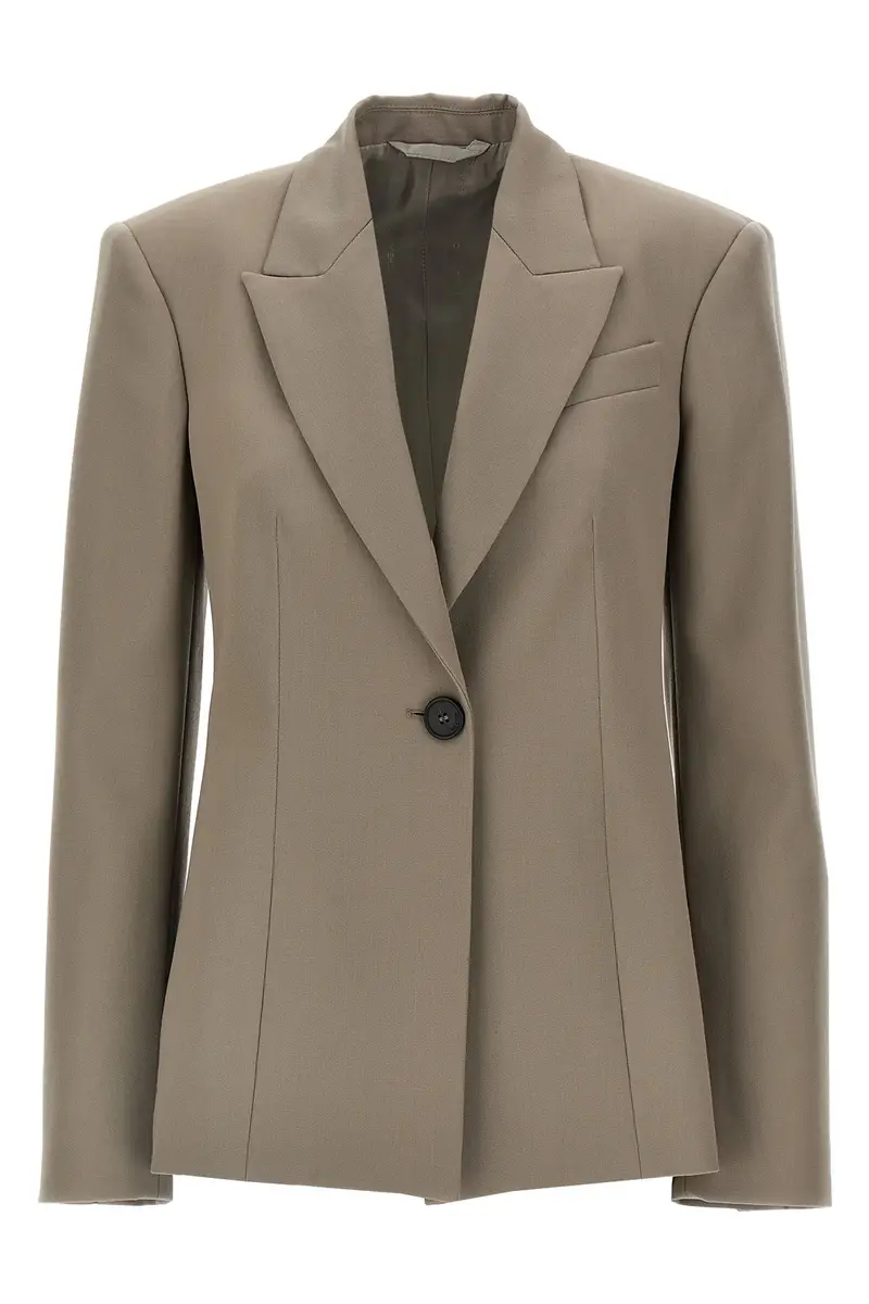 Blazer Monopetto Lana Grigio