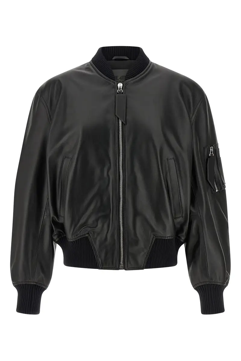 Bomber Pelle Nero
