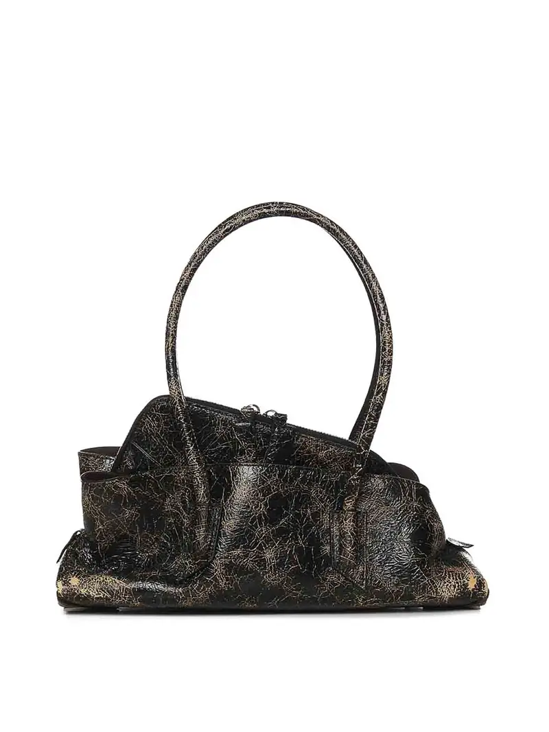 Borsa La Passeggiata piccola in pelle Marrone