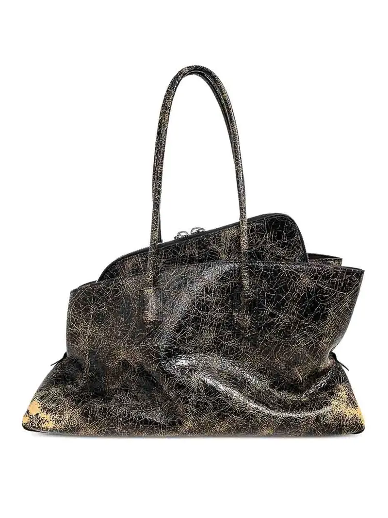 Borsa tote media La Passeggiata Marrone