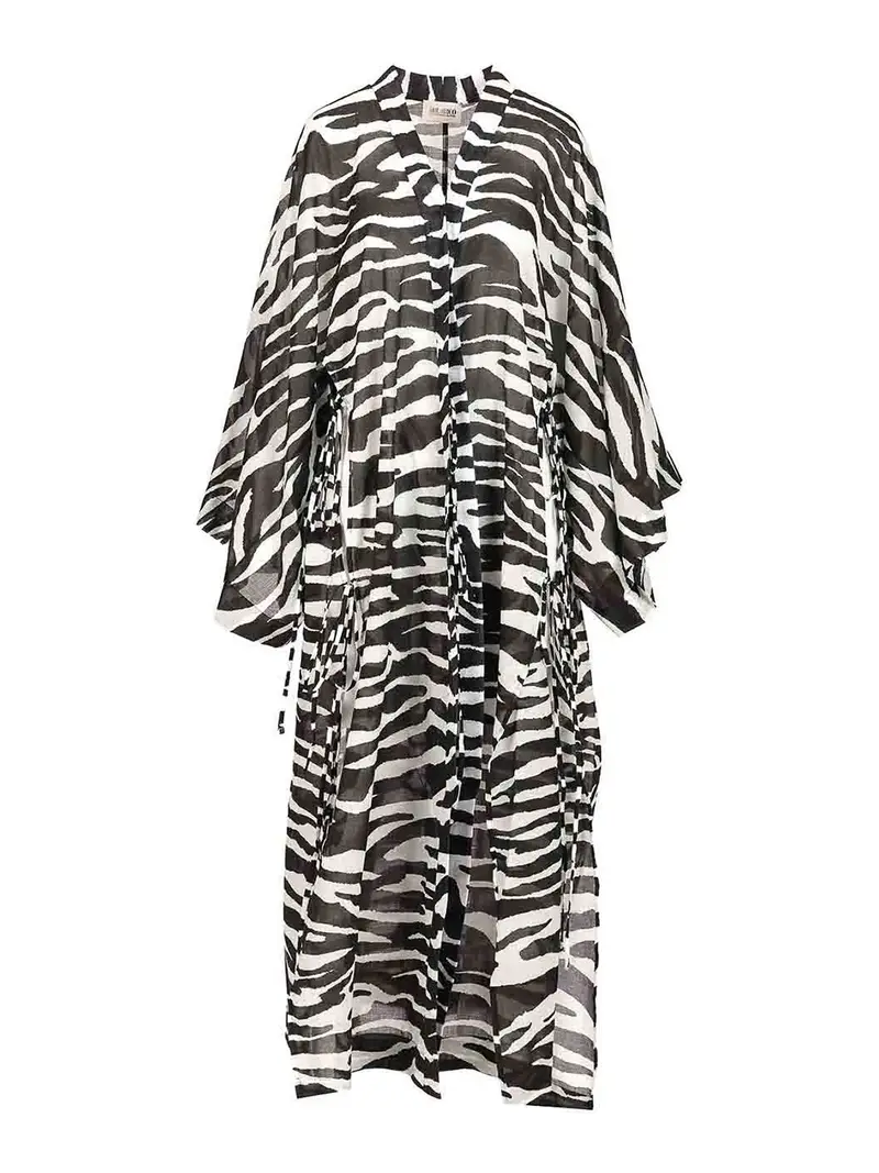 CAFTAN di stampa zebra Animalier