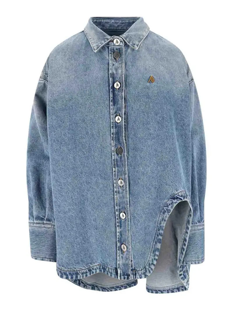 Camicia Denim Blu