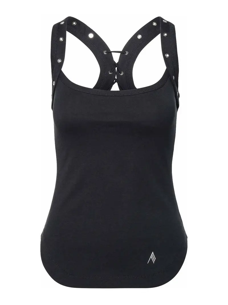 Canotta lacci Nero