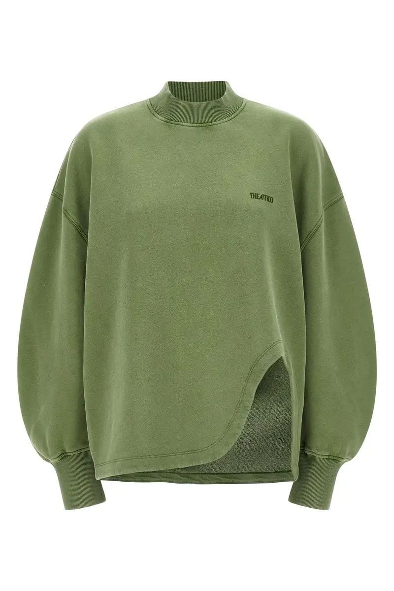 Felpa Spacco Sagomato Verde