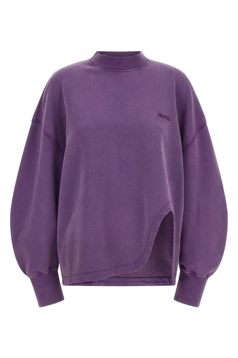 Felpa Spacco Sagomato Viola