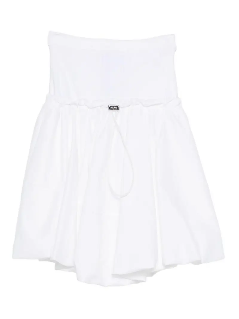 Gonna Midi Pliss Bianco