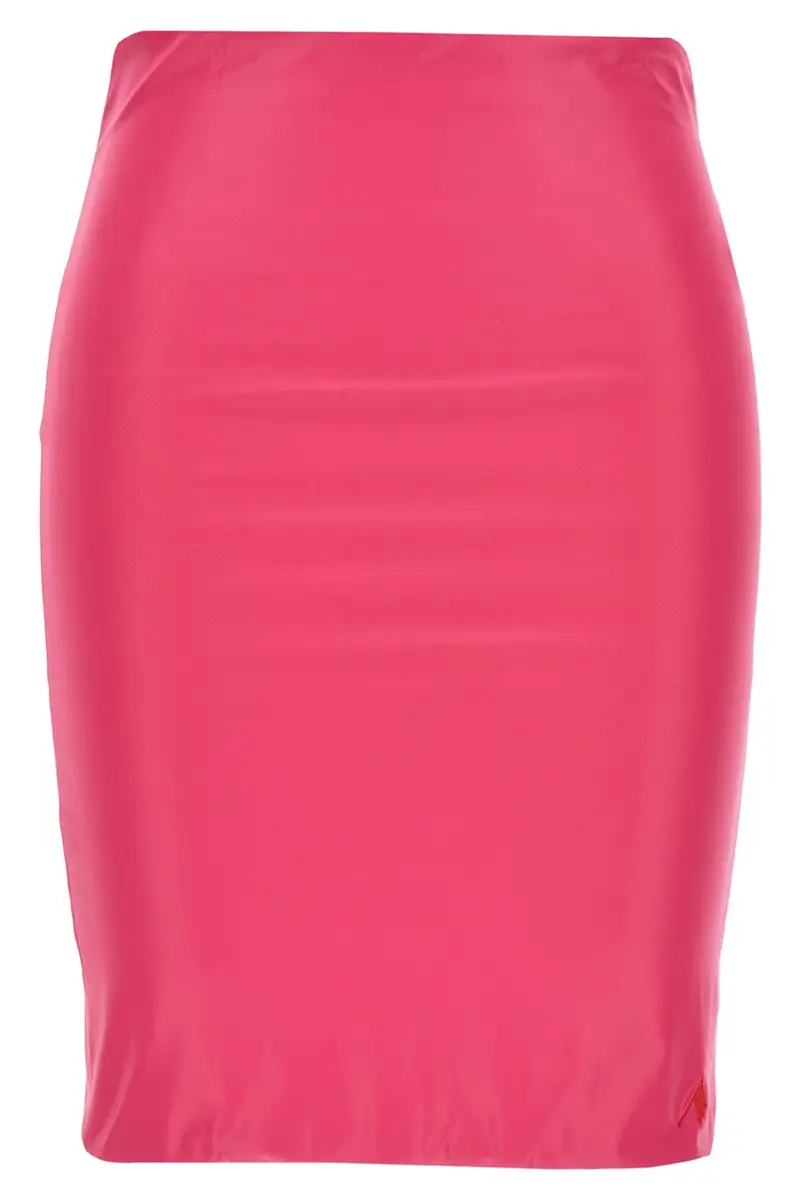 Gonna Mini Lycra Fuxia