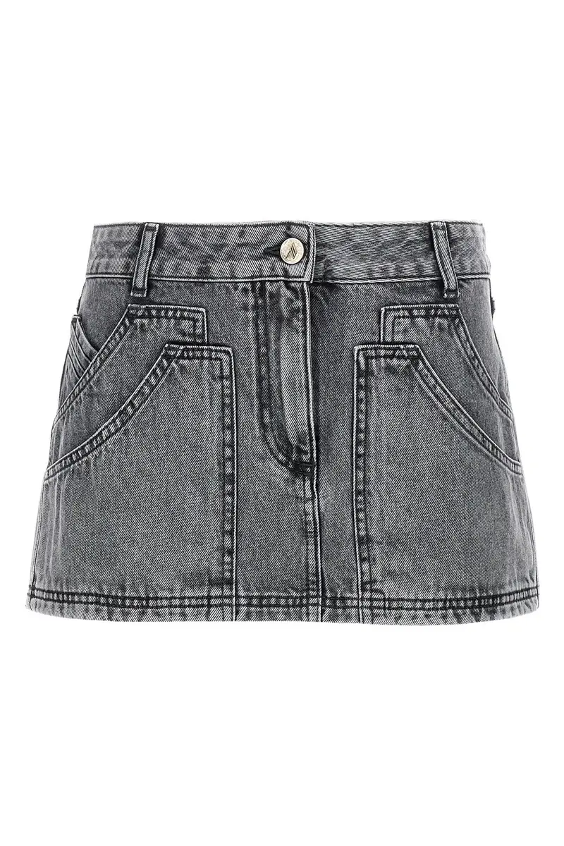 Gonna Mini Multitasche Grigio