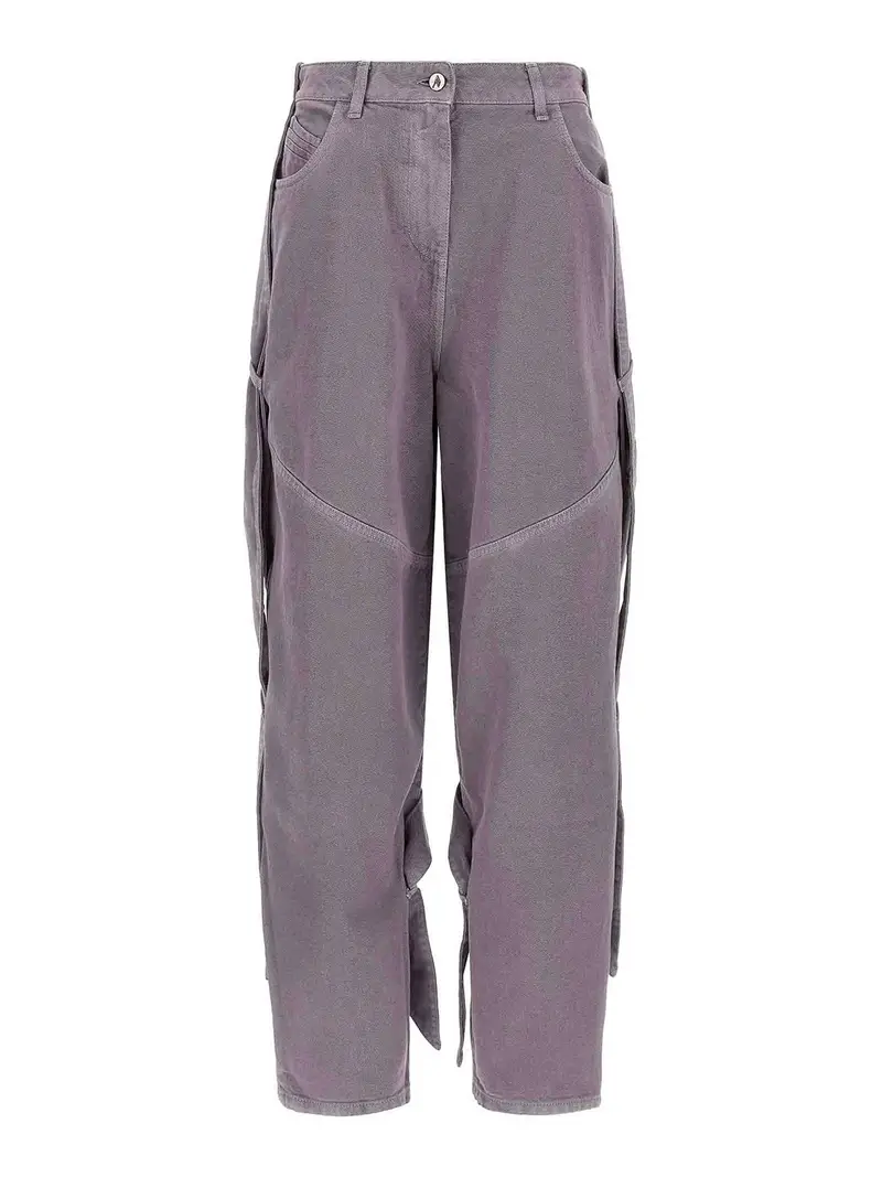 Jeans tinti in capo Viola