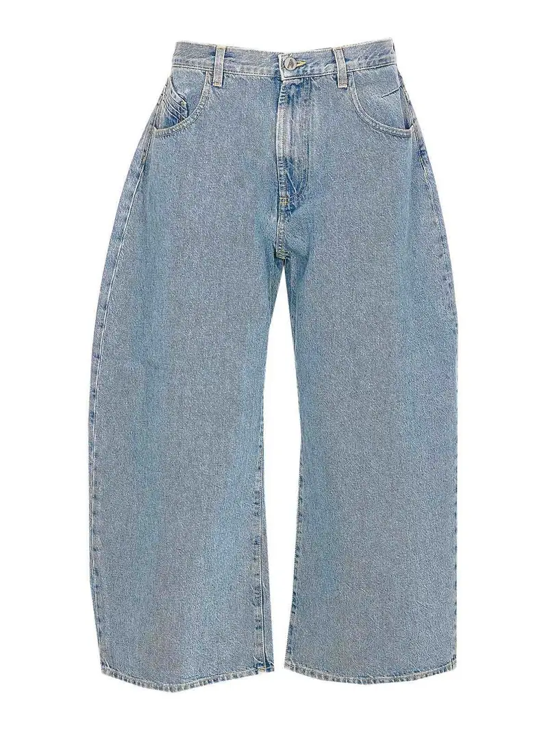 Pantaloncini di jeans blu cielo