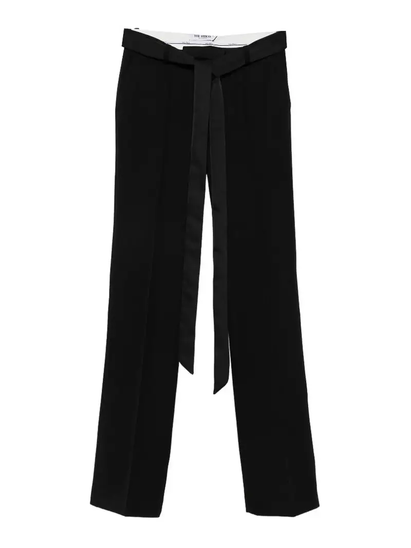 Pantaloni con pieghe Nero