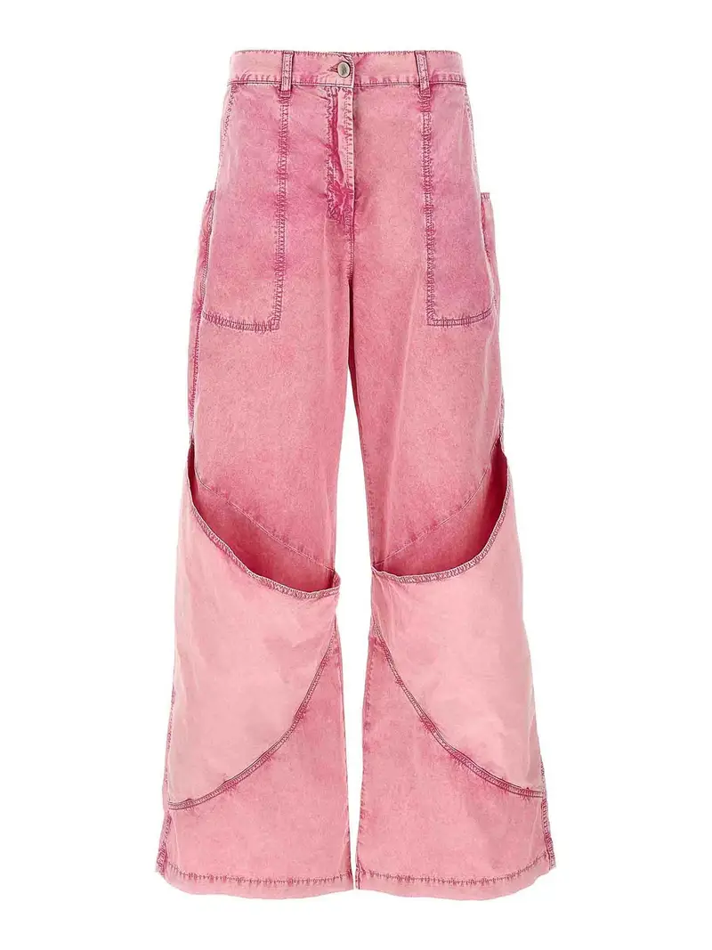 Pantaloni larghi Color Carne E Neutri