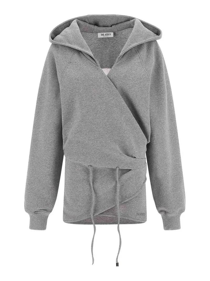 Vestito con cappuccio Grigio