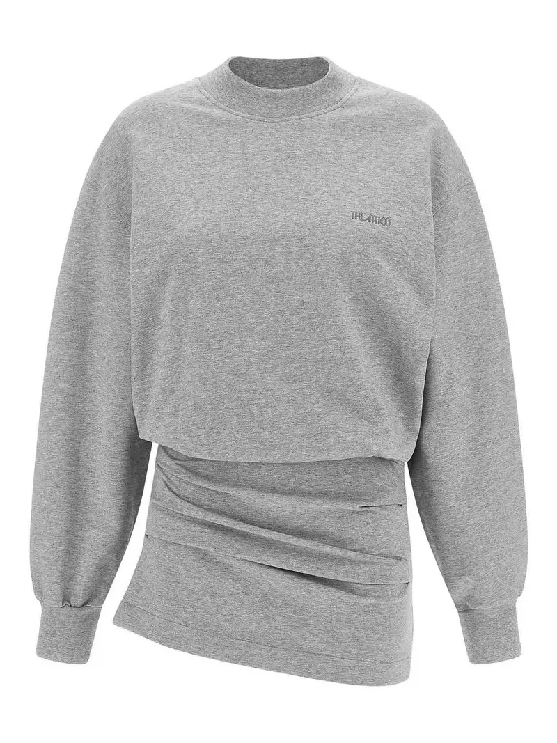 Vestito in felpa mista Grigio