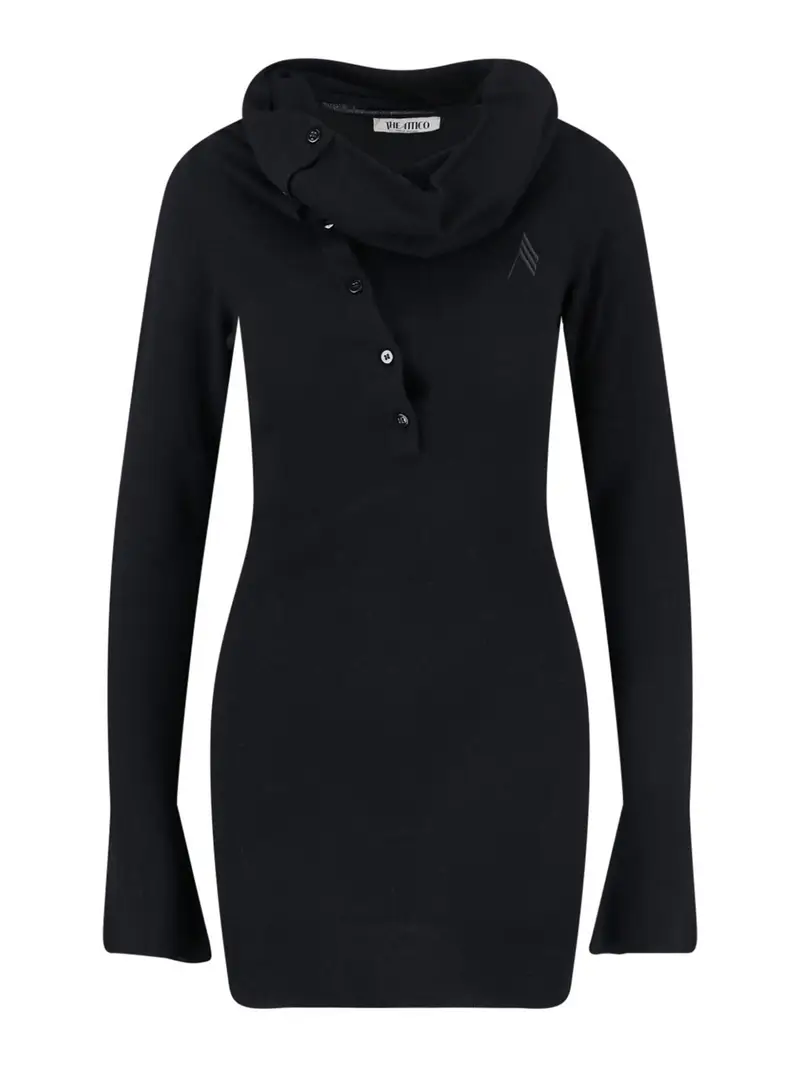 Vestito Mini Logo Nero