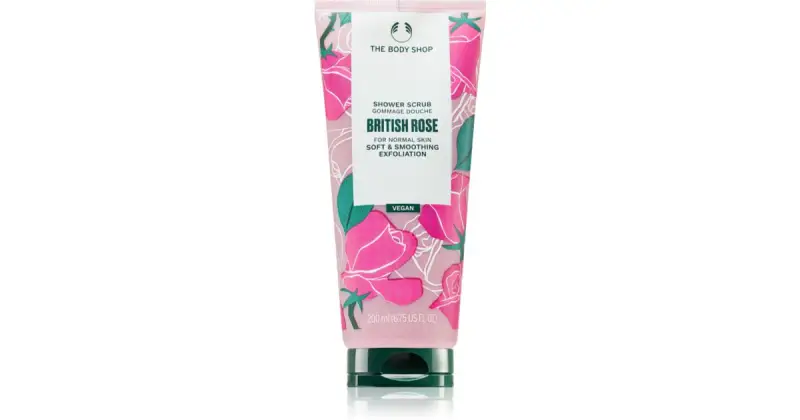 Scrub doccia British Rose - Scrub doccia Doccia levigante - 200ml