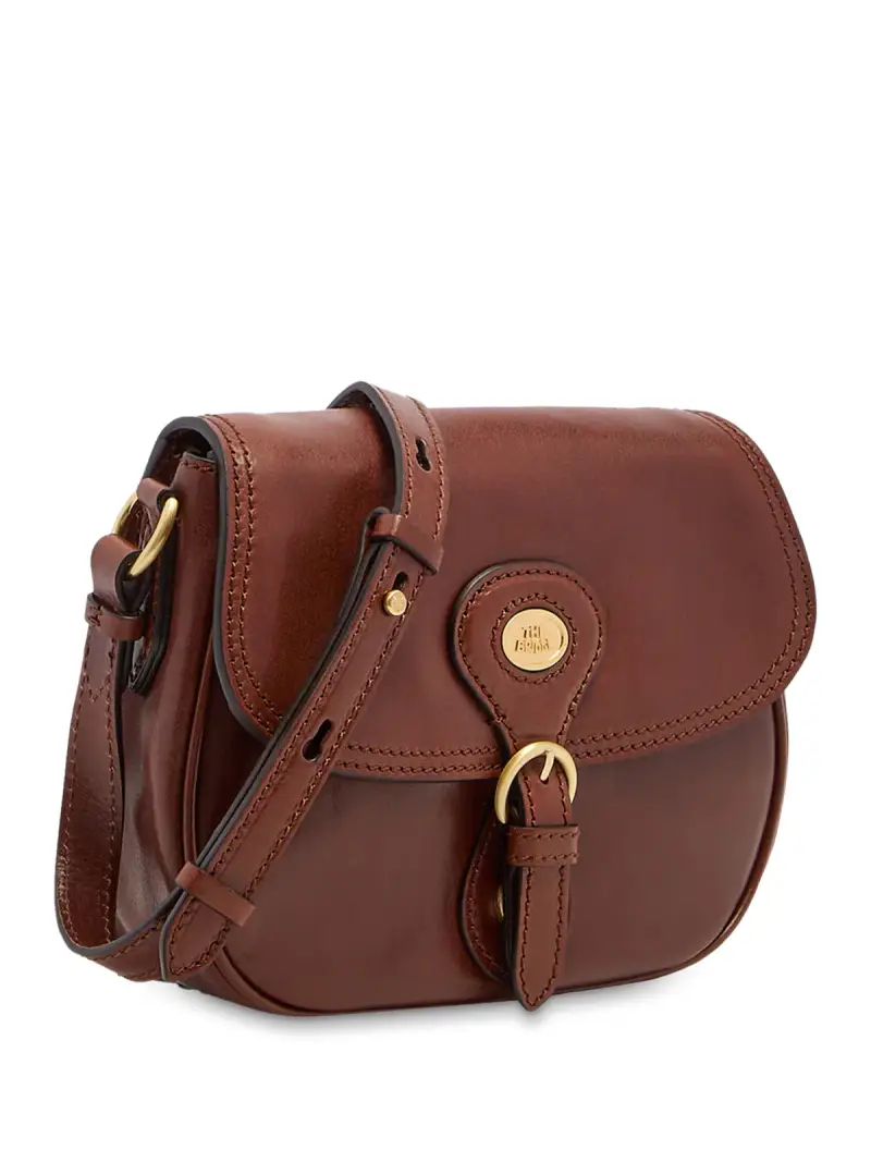 Borsa a tracolla classica MARRONE miniatura 2