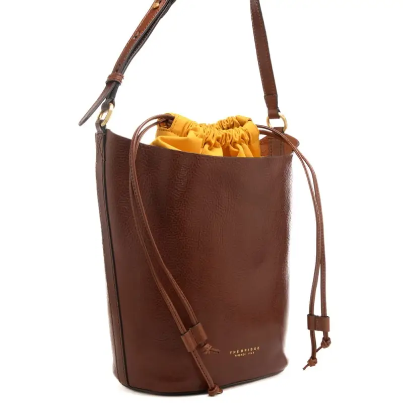 The Bridge Borsa a tracolla Donna Marrone 4292820 miniatura 3