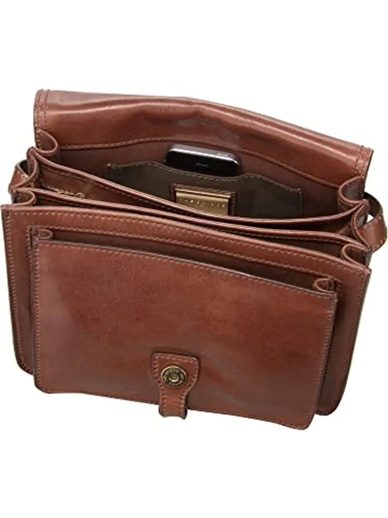 The Bridge Borsa messenger Marrone 954908 miniatura 3