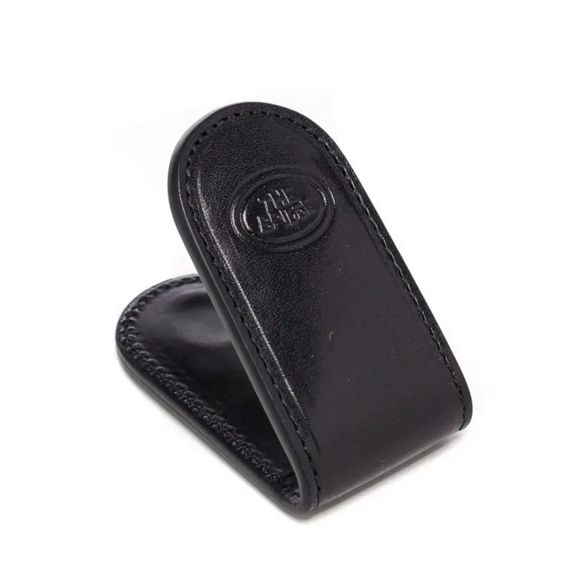 The Bridge clip portasoldi in pelle nero miniatura 2