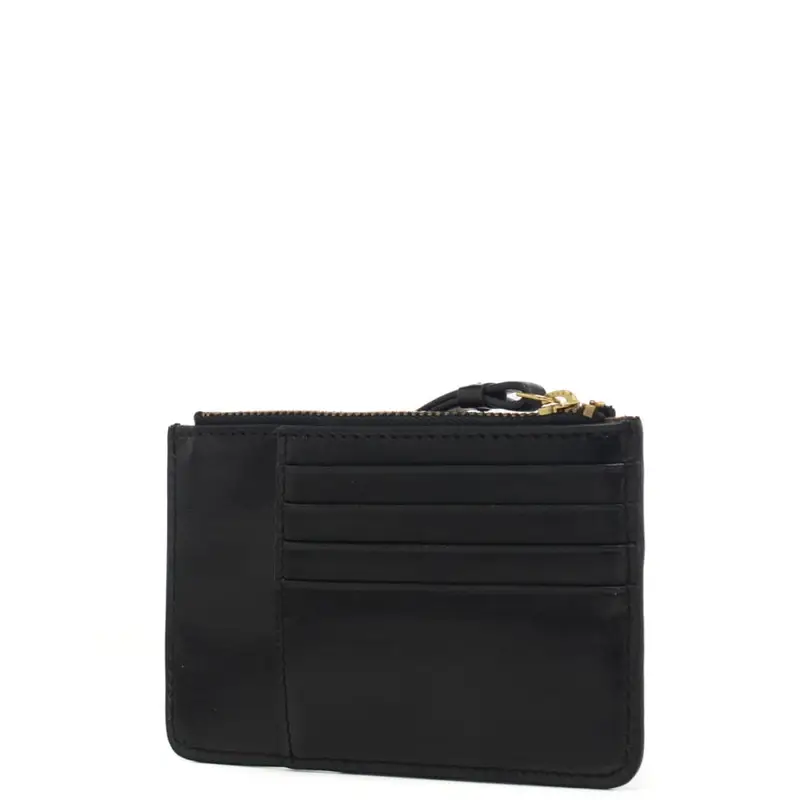 The Bridge porta carte da donna lucrezia in vera pelle nera miniatura 3