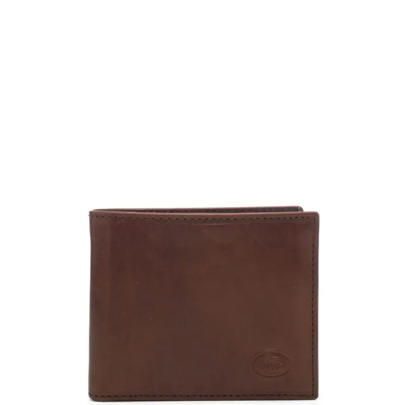 The Bridge portafoglio uomo con porta monete con patta in pelle cuoio