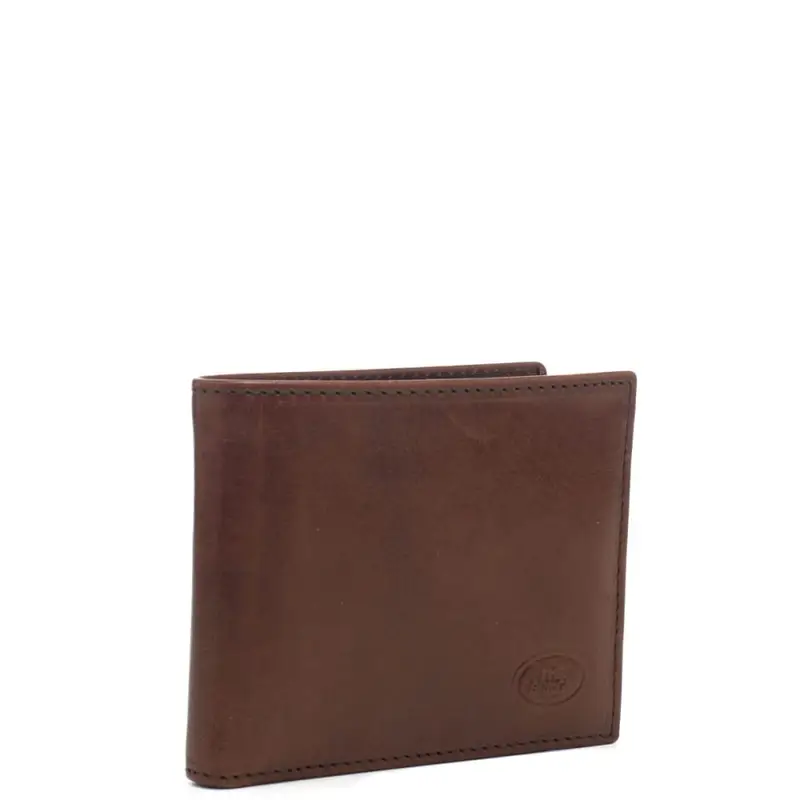 The Bridge portafoglio uomo con porta monete con patta in pelle cuoio miniatura 2