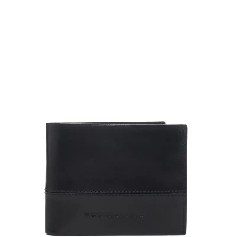 The Bridge portafoglio uomo in pelle nero