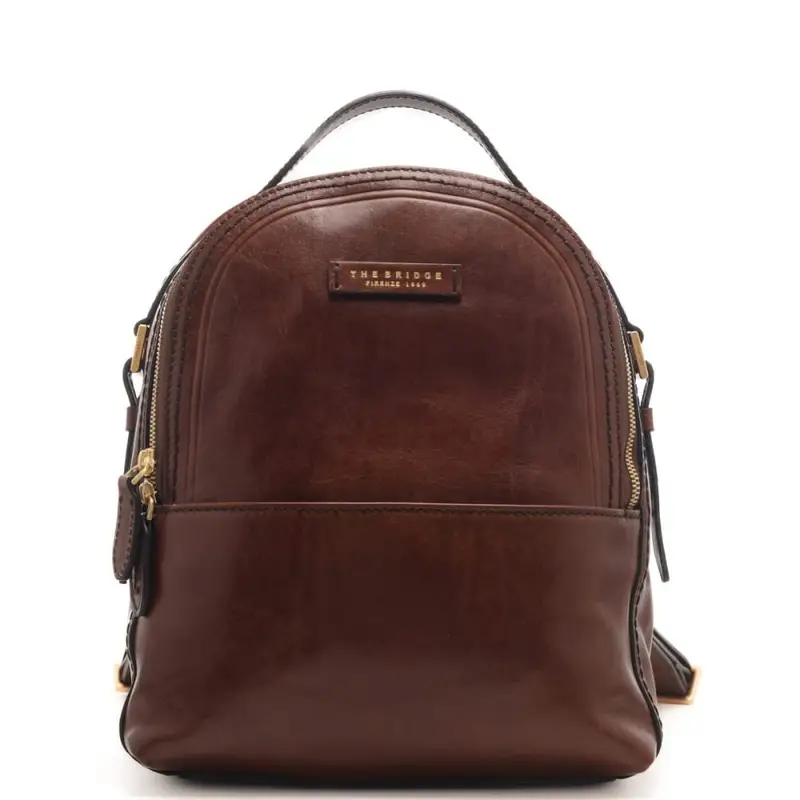 The Bridge zaino donna pearl district in pelle cuoio