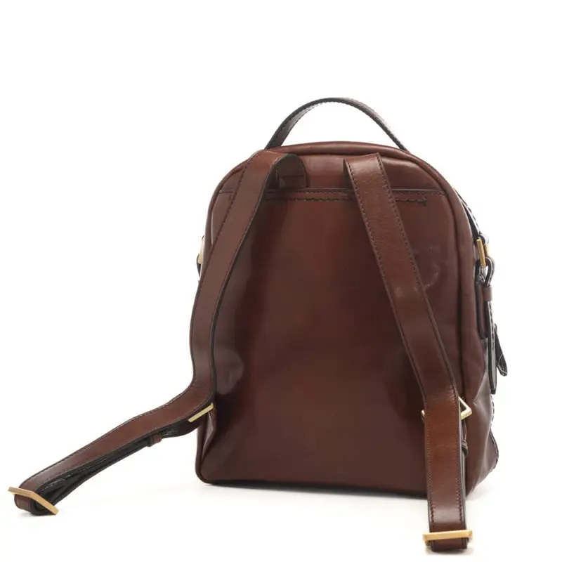 The Bridge zaino donna pearl district in pelle cuoio miniatura 3
