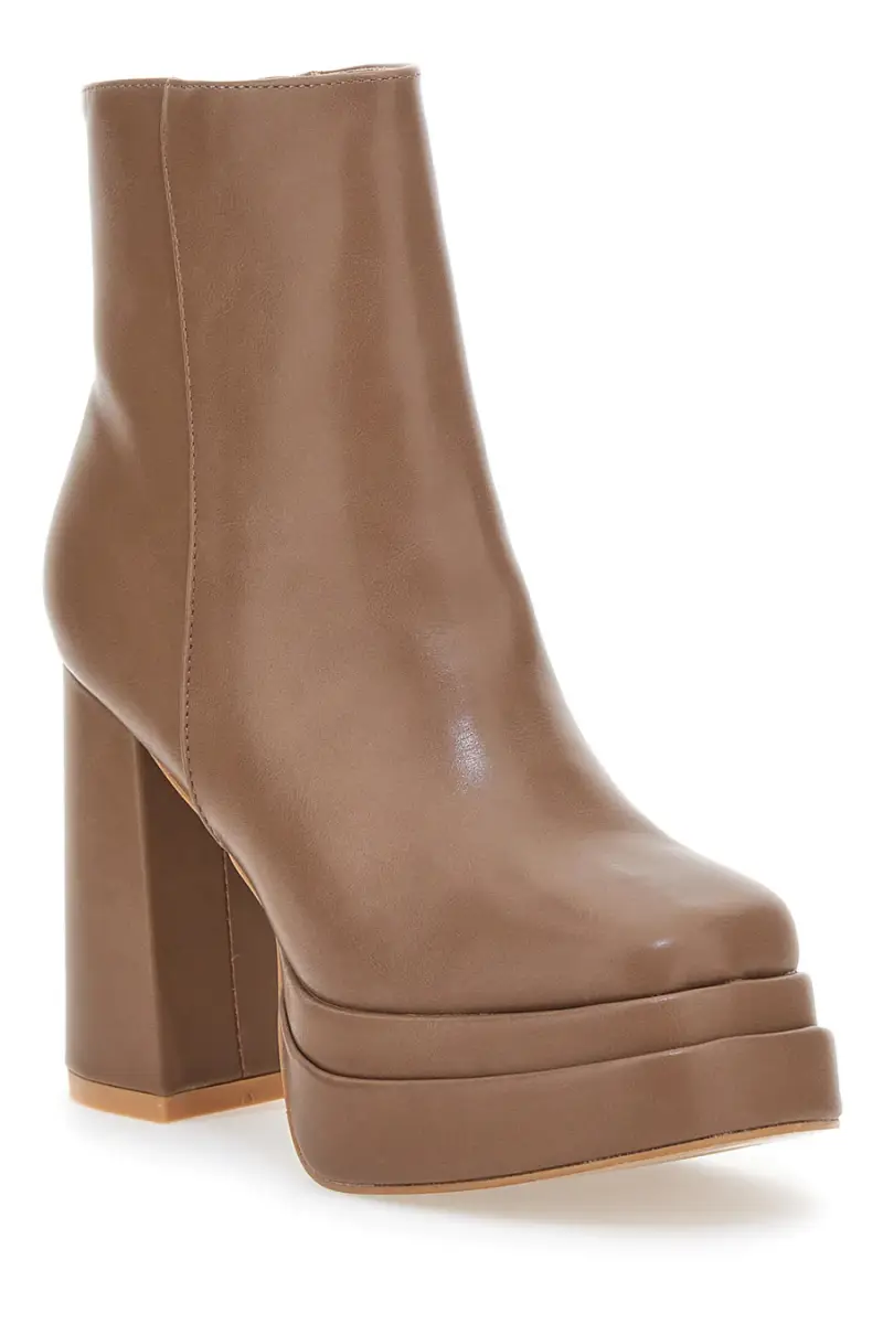 Ankle Boots Platform The First 906 Khaki [KHAKI] miniatura 2