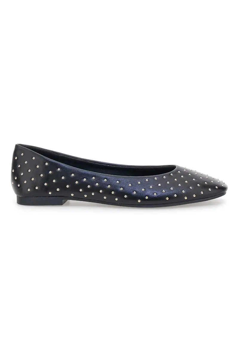 Ballerine nere con borchie The First IDEA13 da Donna [NERO]