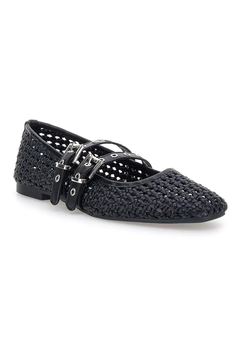 THE FIRST Ballerine Donna Nero 4338394 miniatura 2