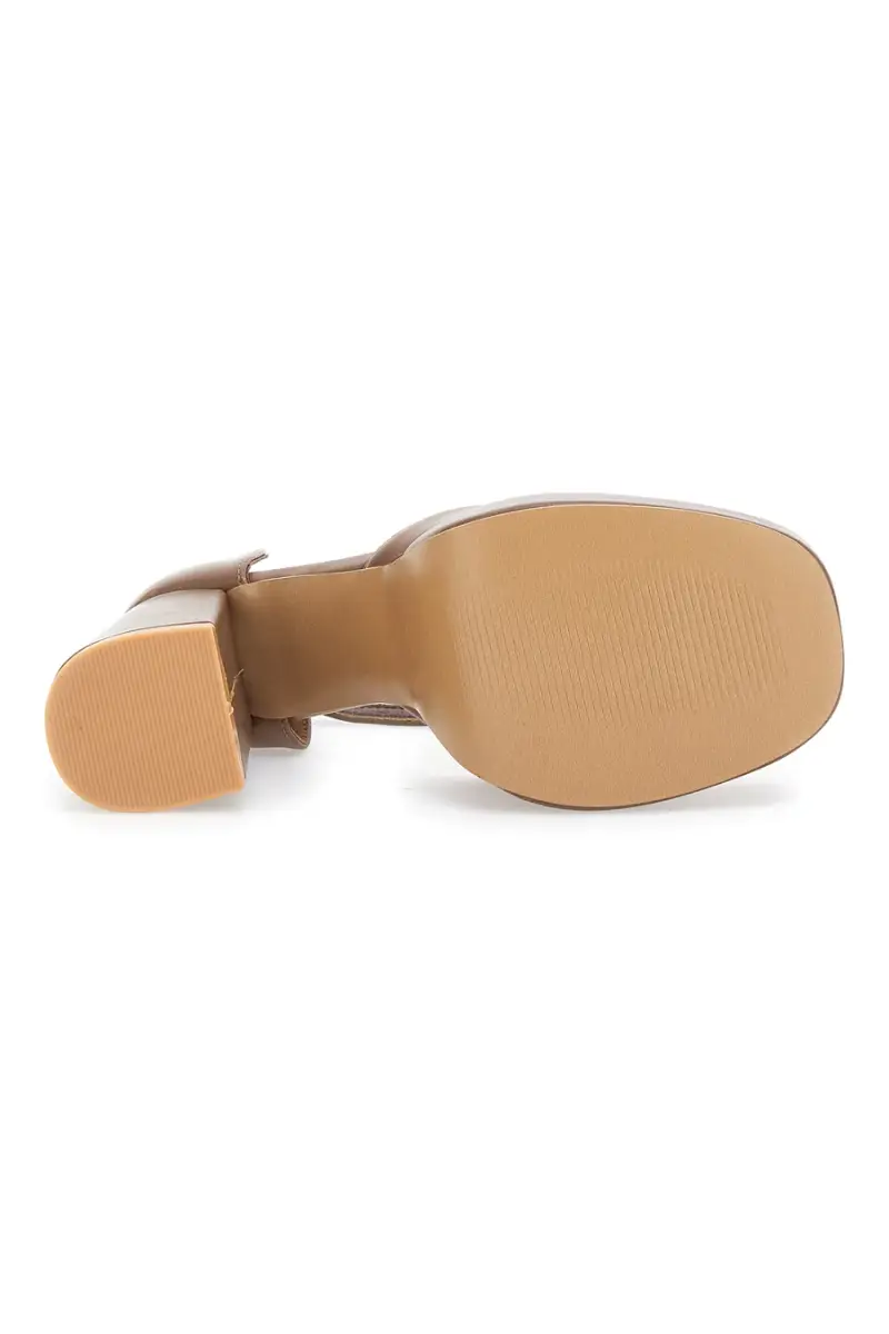 Decolleté Plateau The First 23261 Marroni [TAUPE] miniatura 4