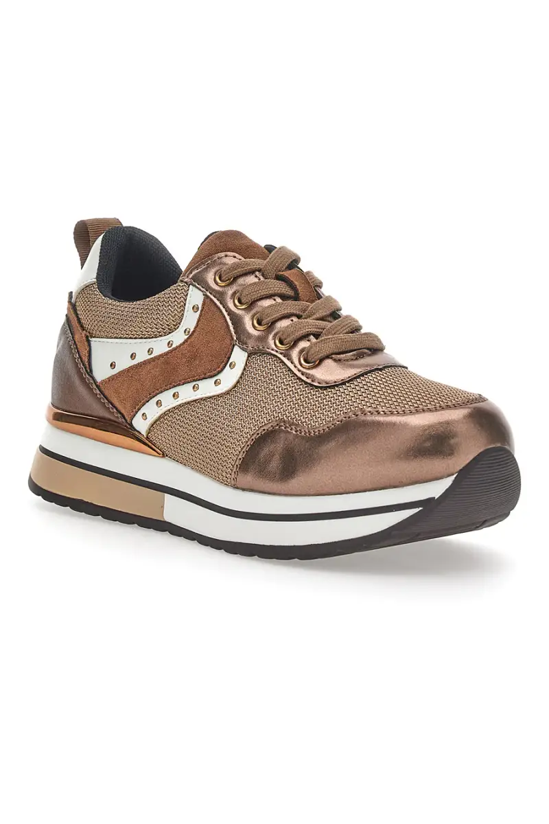 Sneakers Platform The First 2227 Bronzo [MARRONE] miniatura 2