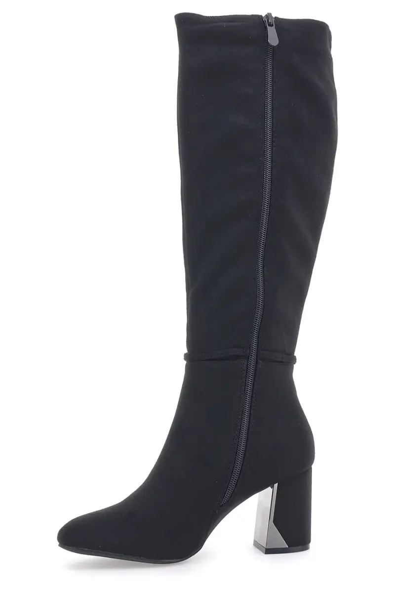 THE FIRST Stivaletti con tacco Nero 4338378 miniatura 4