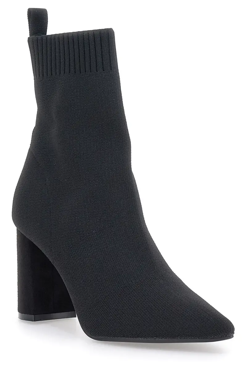 Stivaletti Socks Neri a Punta con Tacco Alto The First 484 [NERO] miniatura 3