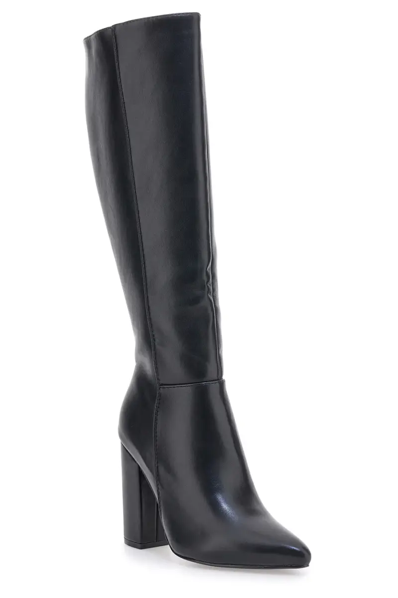 Stivali Neri al Ginocchio con Tacco Alto THE FIRST 500 [NERO] miniatura 2