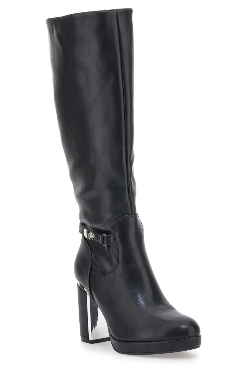 Stivali Neri con Dettagli Cromati The First RQ202329 [NERO] miniatura 2