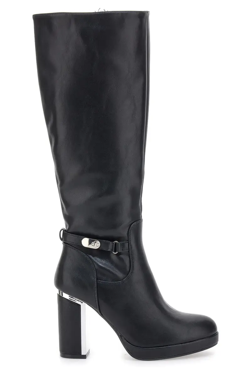 Stivali Neri con Dettagli Cromati The First RQ202329 [NERO]