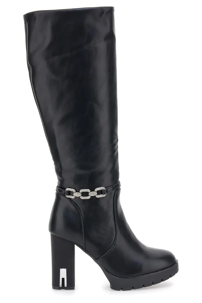 Stivali Neri con Tacco Alto THE FIRST 6Y20866Y862G [NERO]