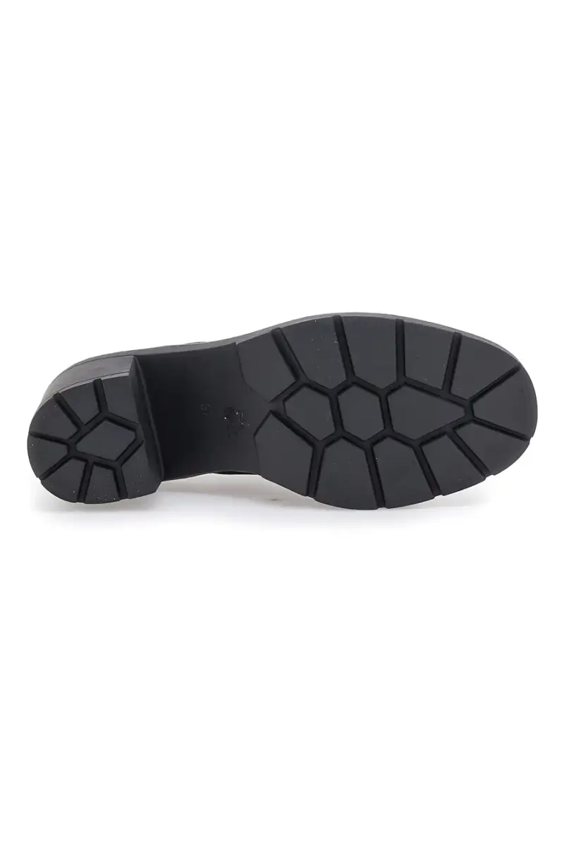 Stringate nere con tacco a blocco THE FIRST 477 [NERO] miniatura 5