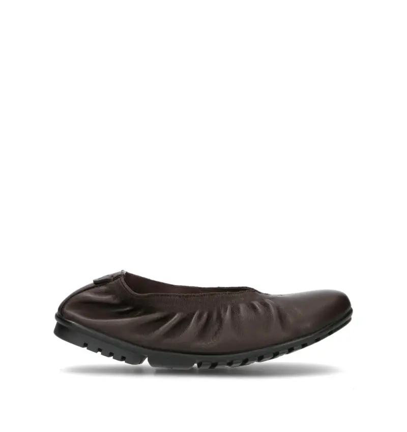 Ballerina donna testa di moro in pelle Vario