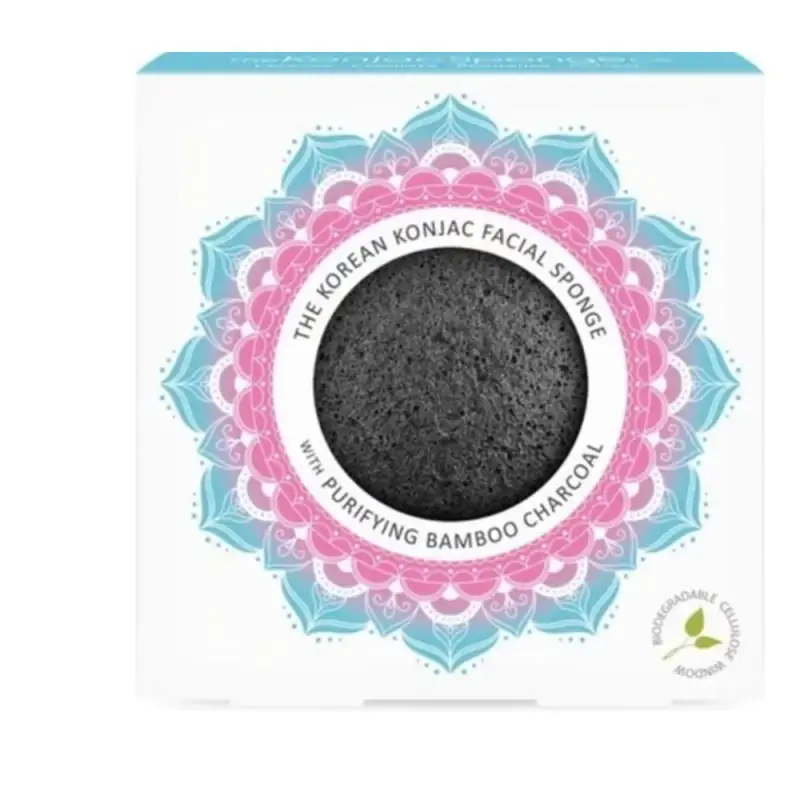 Mandala Konjac Spugna Viso Argilla Gialla