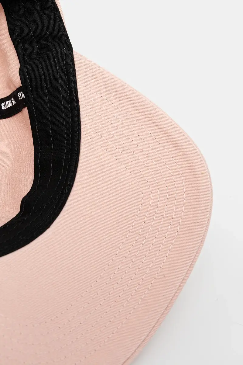 berretto da baseball in cotone colore rosa con applicazione AMHA30011K miniatura 4