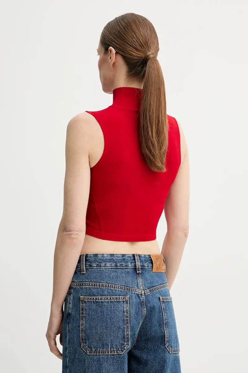 camicetta donna colore rosso FTOP30005K miniatura 3