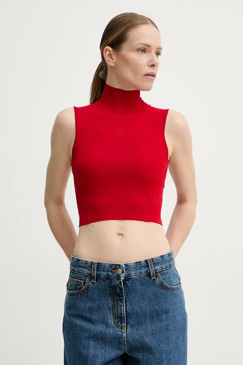 camicetta donna colore rosso FTOP30005K miniatura 4