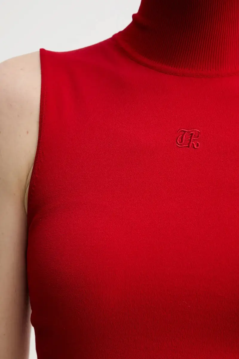 camicetta donna colore rosso FTOP30005K miniatura 5