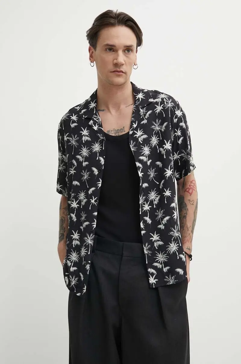 camicia uomo colore nero HCCC28066K